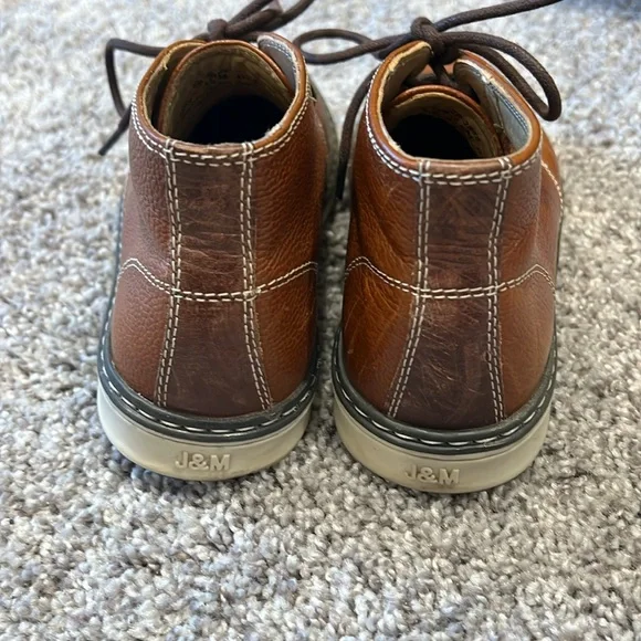 EUC Johnston & Murphy Boys McGuffey Leather Lace Up Chukka Boot Sz 1.5 - Picture 9 of 12
